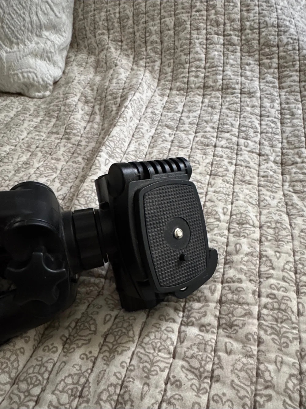 Black Camera Tripod with Foam Grip - Ideal for Photo & Video